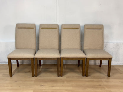 Crystal City Garland Parsons Dining Chairs in Toffee – Set of 4 – Open Box
