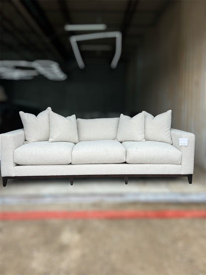 Bernhardt Noel Upholstered Sofa – Cream Bouclé