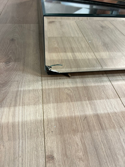 Meridian Furniture Haven Stacked Design Mirrored Coffee Table